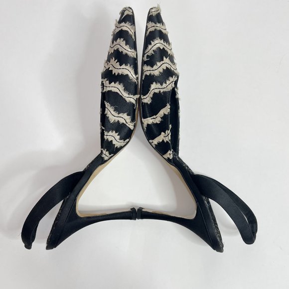 Manolo Blahnik Carolyne Slingback Heels 40.5 - Picture 7 of 9